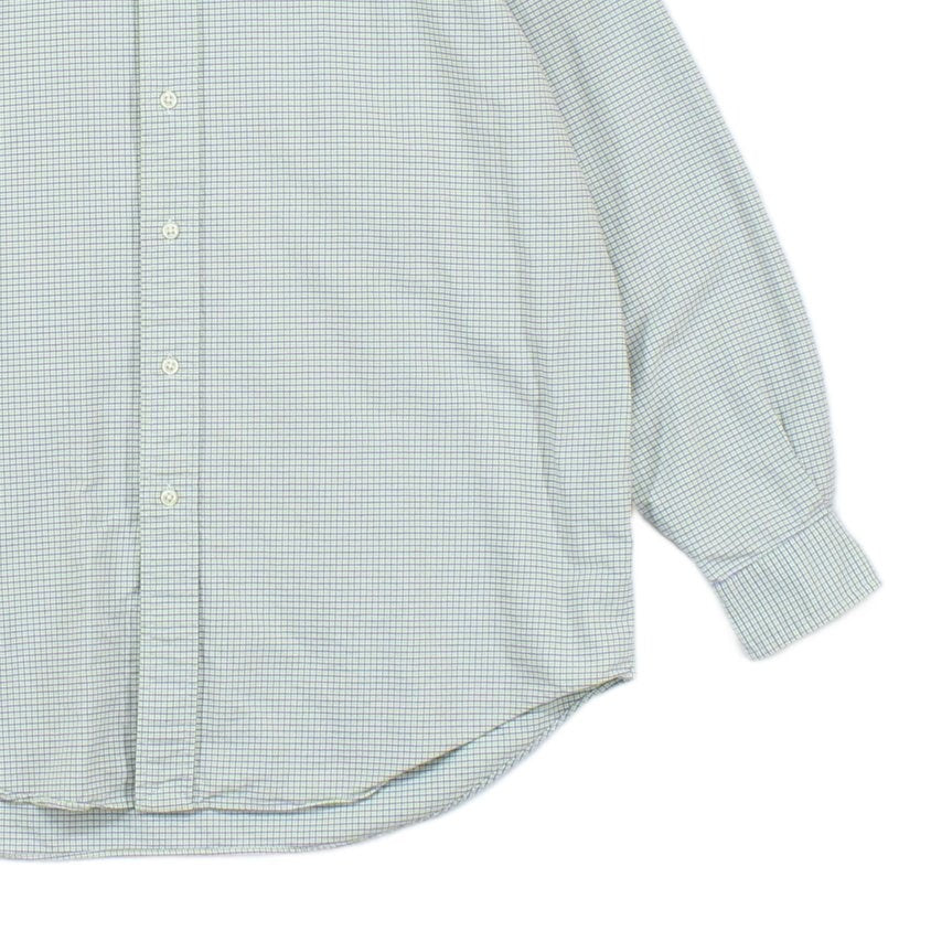 Mens Check Shirt Long Sleeve Oversized
