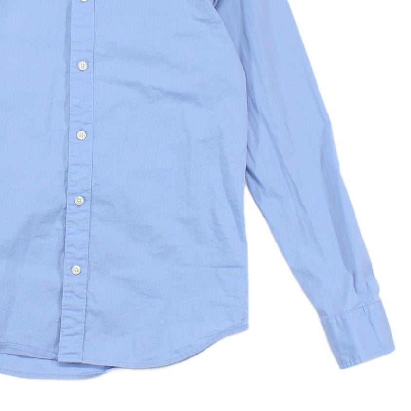 Mens Shirt Stretch Slim Fit Long Sleeve Button Up