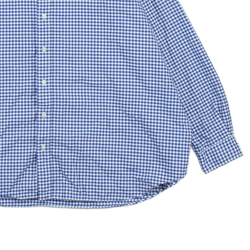 Mens Check Shirt Long Sleeve Button Up