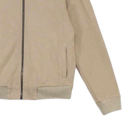 Mens Knit Bomber Jacket Made In Portugal Full Zip