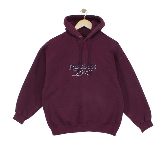 Womens Spell Out Hoodie Oversized Embroidered Usa Made