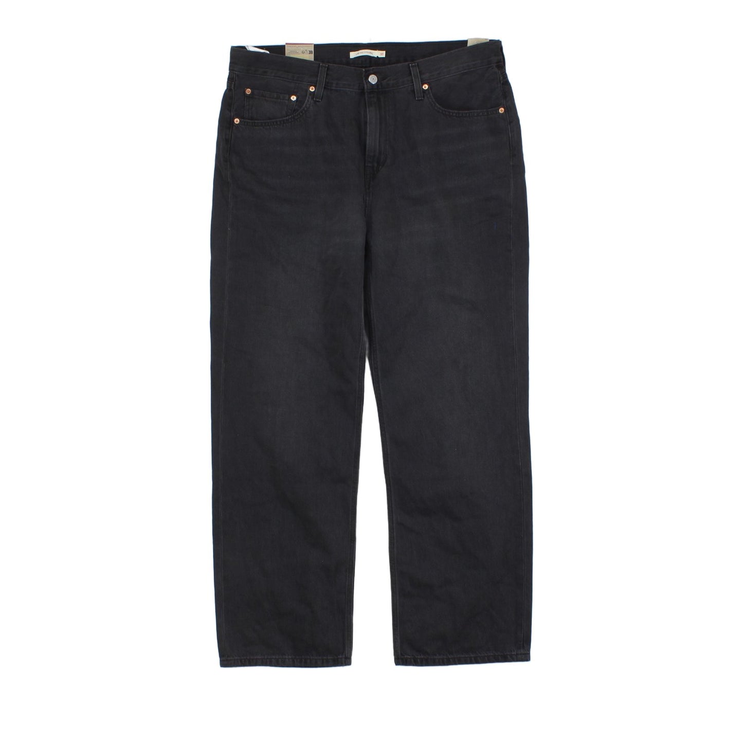 Mens Low Pro Straight Jeans High Rise Relaxed