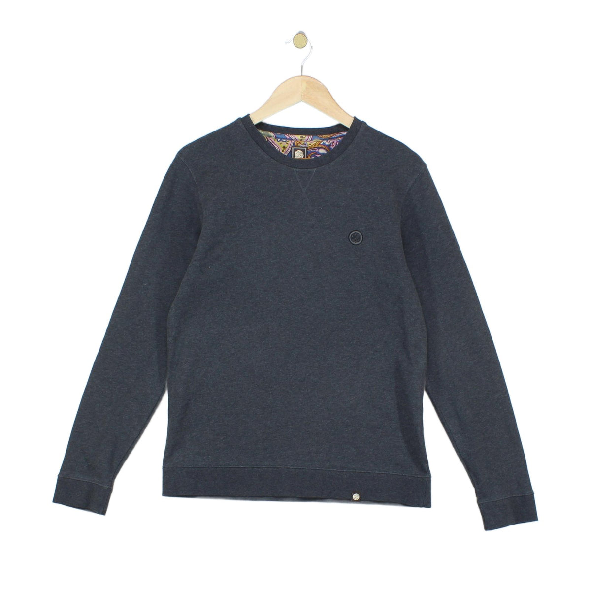 Mens Sweatshirt Made In Portugal Slim Fit Crew Neck