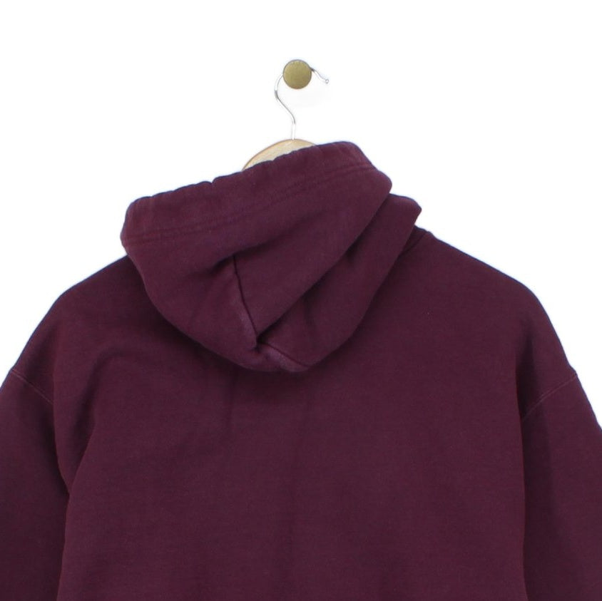 Womens Spell Out Hoodie Oversized Embroidered Usa Made