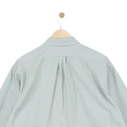 Mens Check Shirt Long Sleeve Oversized