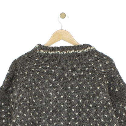 Womens Fair Isle Jumper Chunky Knit Winter