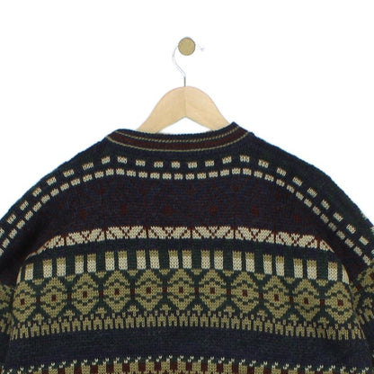 Mens Oversized Jumper Patterned Knit