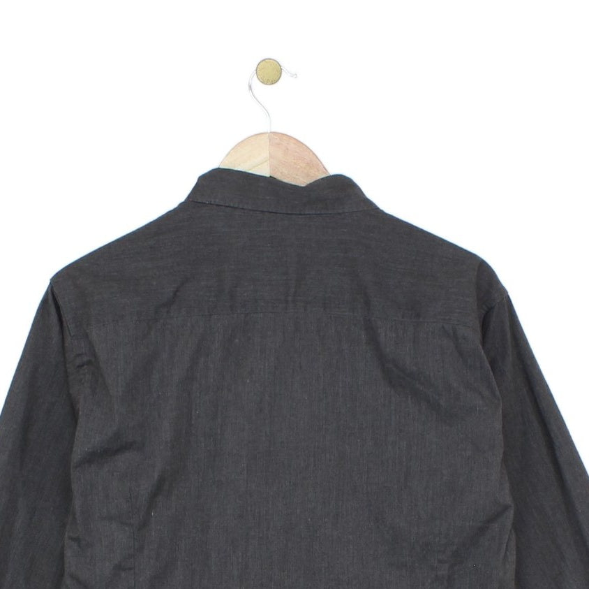 Mens Shirt Stretch Button Up