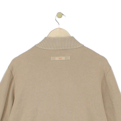 Mens Knit Bomber Jacket Made In Portugal Full Zip