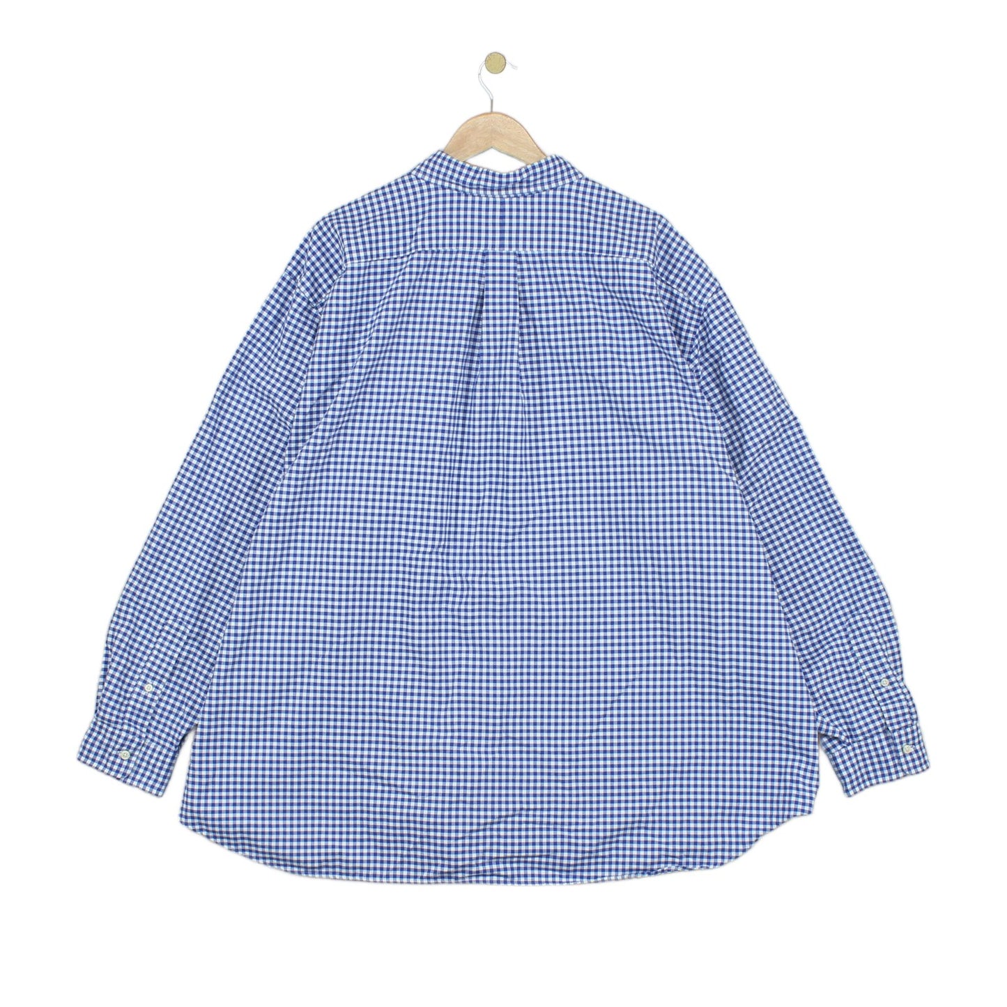Mens Check Shirt Long Sleeve Button Up
