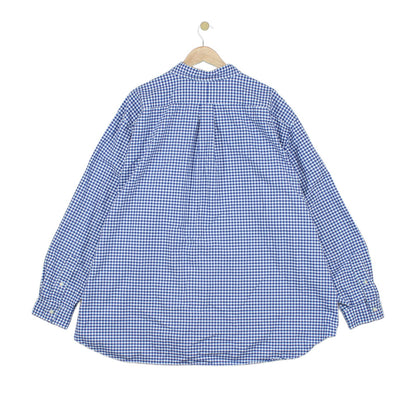 Mens Check Shirt Long Sleeve Button Up