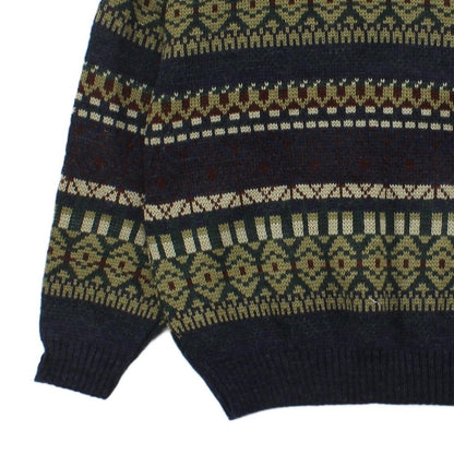 Mens Oversized Jumper Patterned Knit