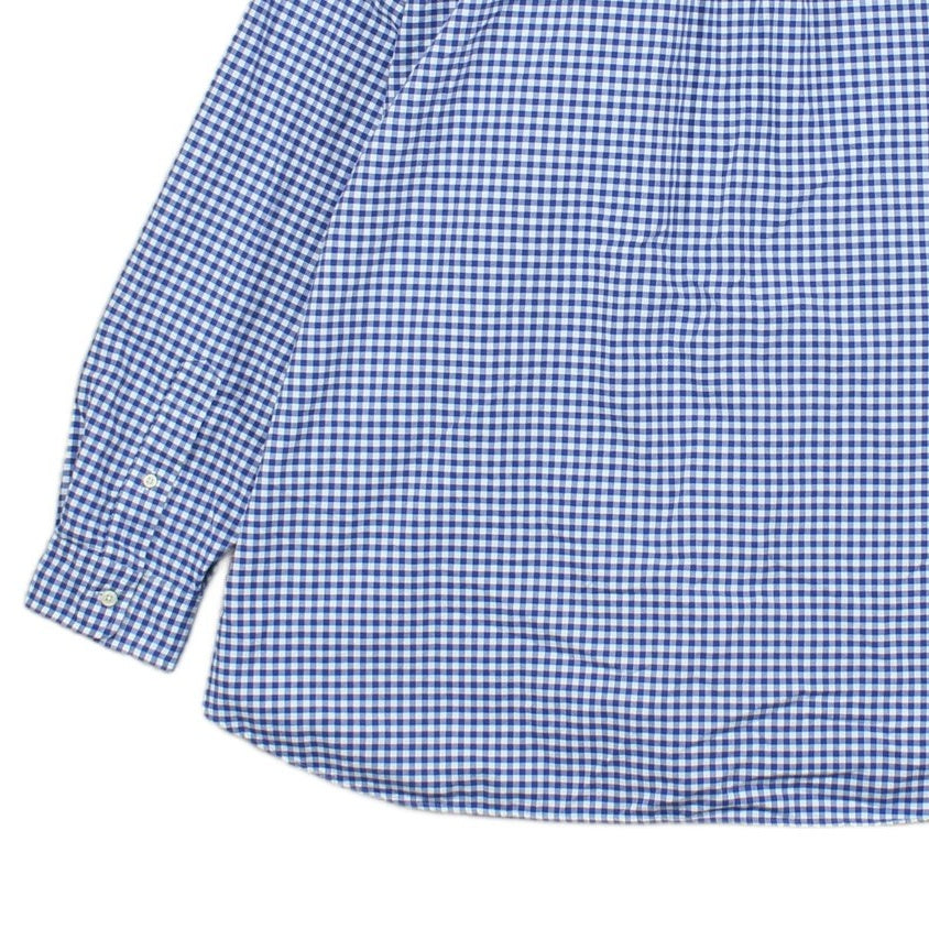 Mens Check Shirt Long Sleeve Button Up