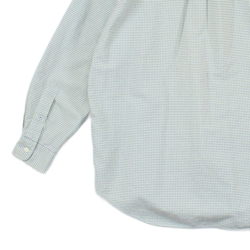 Mens Check Shirt Long Sleeve Oversized