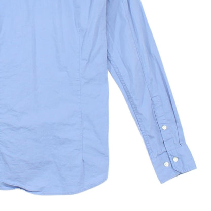 Mens Shirt Stretch Slim Fit Long Sleeve Button Up