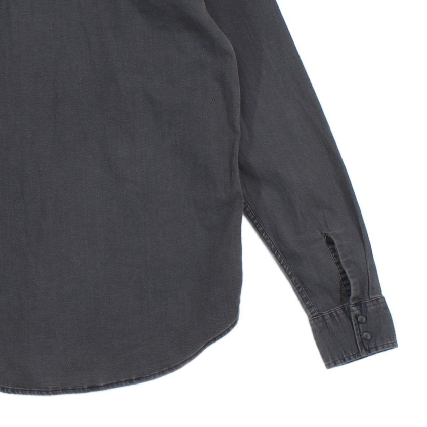 Mens Denim Shirt Stretch Western
