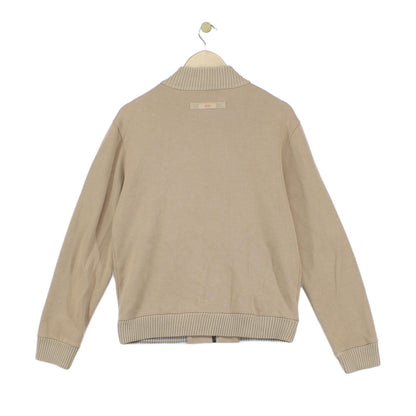 Mens Knit Bomber Jacket Made In Portugal Full Zip
