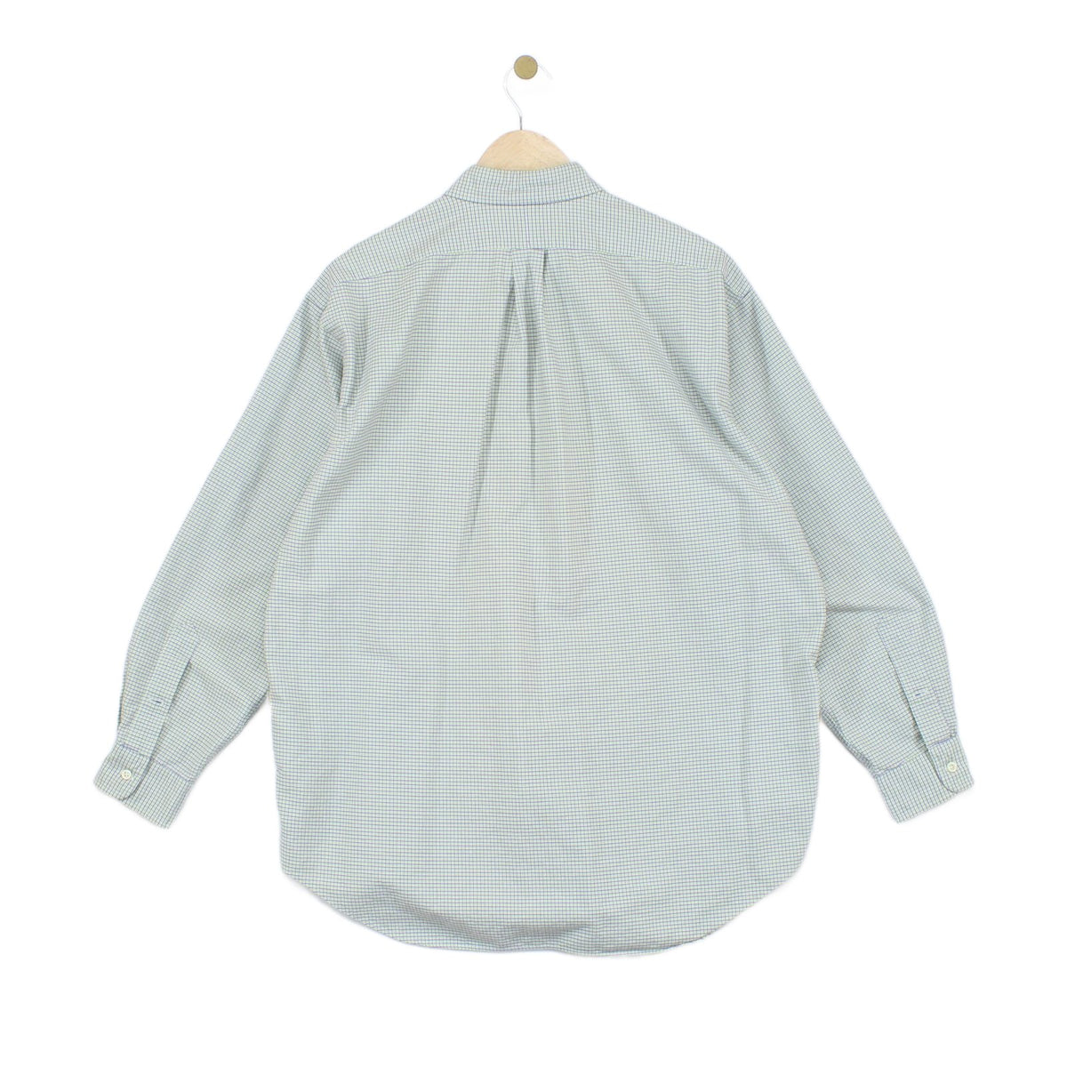 Mens Check Shirt Long Sleeve Oversized