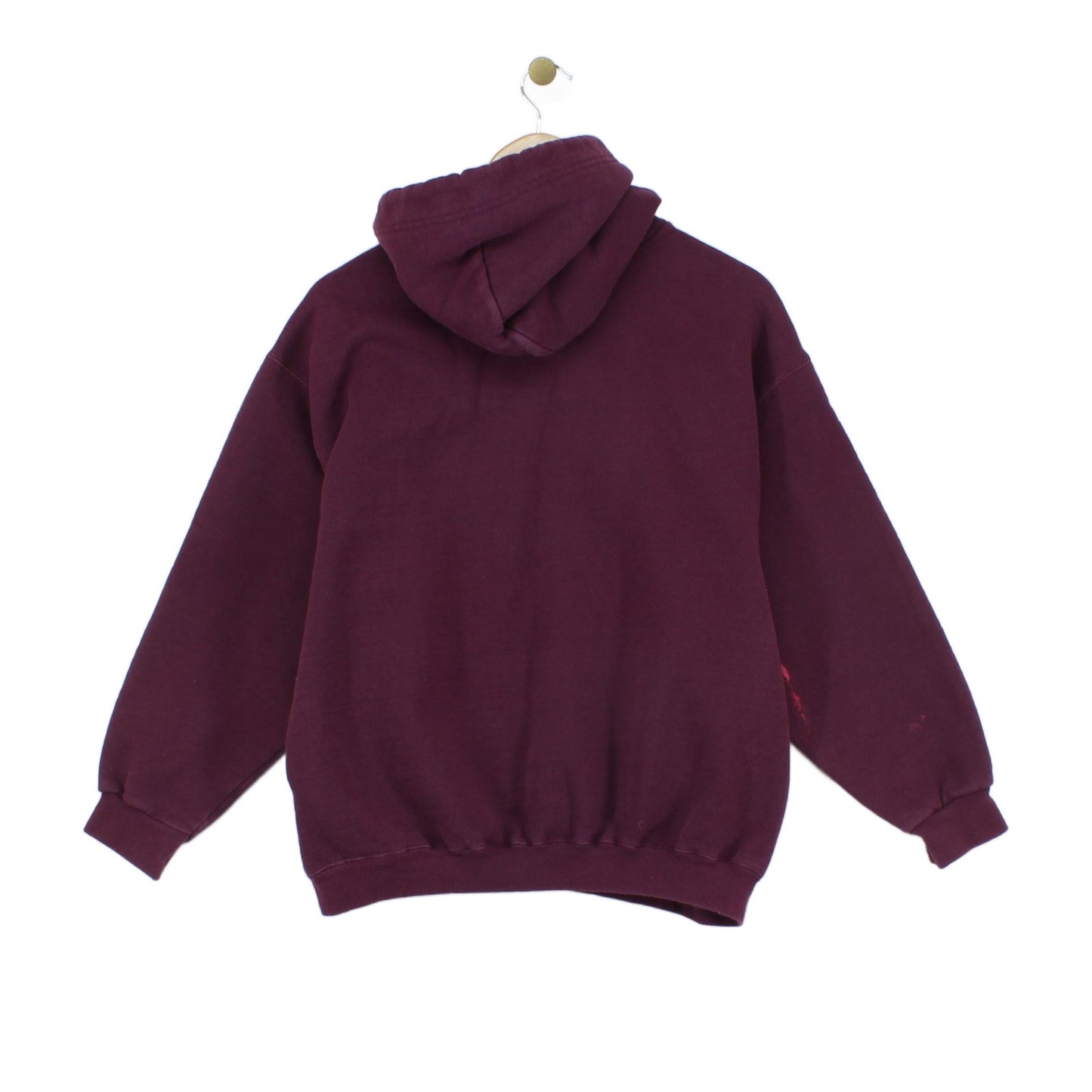 Womens Spell Out Hoodie Oversized Embroidered Usa Made