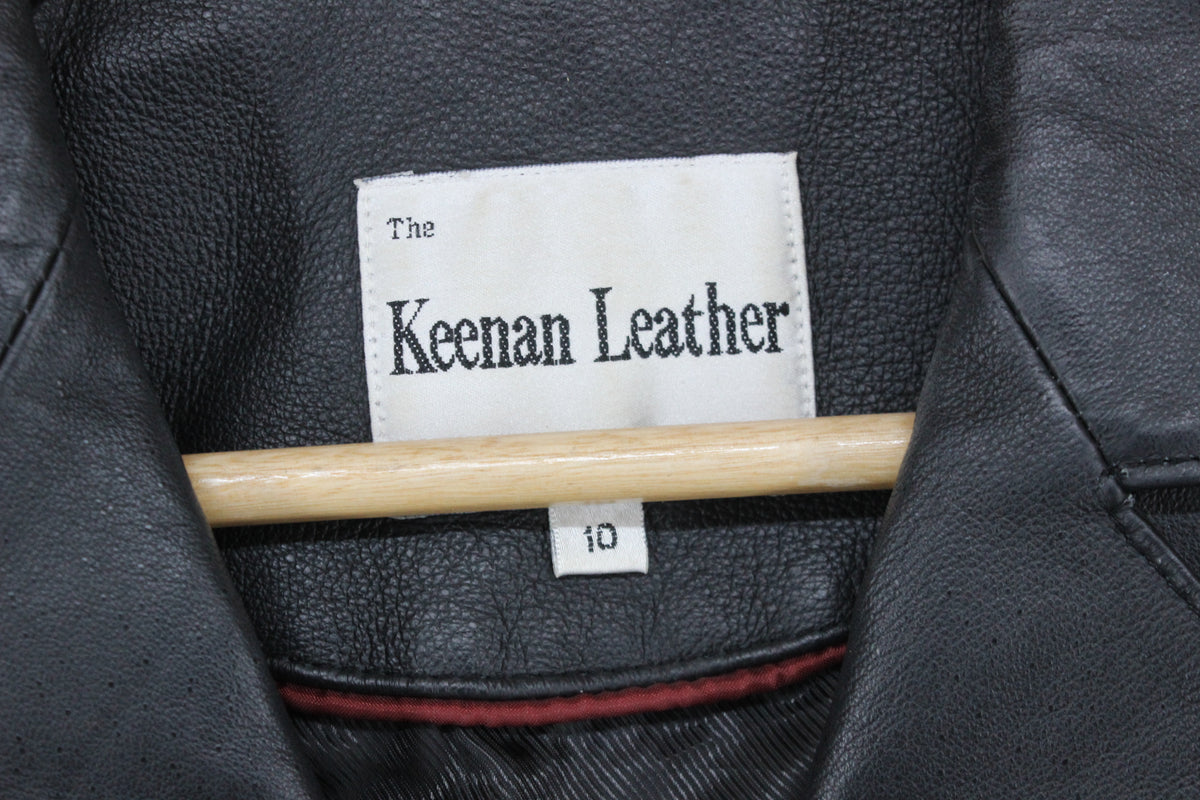 Womens Leather Jacket Blazer Coat Formal