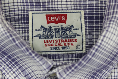 Mens Plaid Shirt Made In Portugal  Long Sleeve