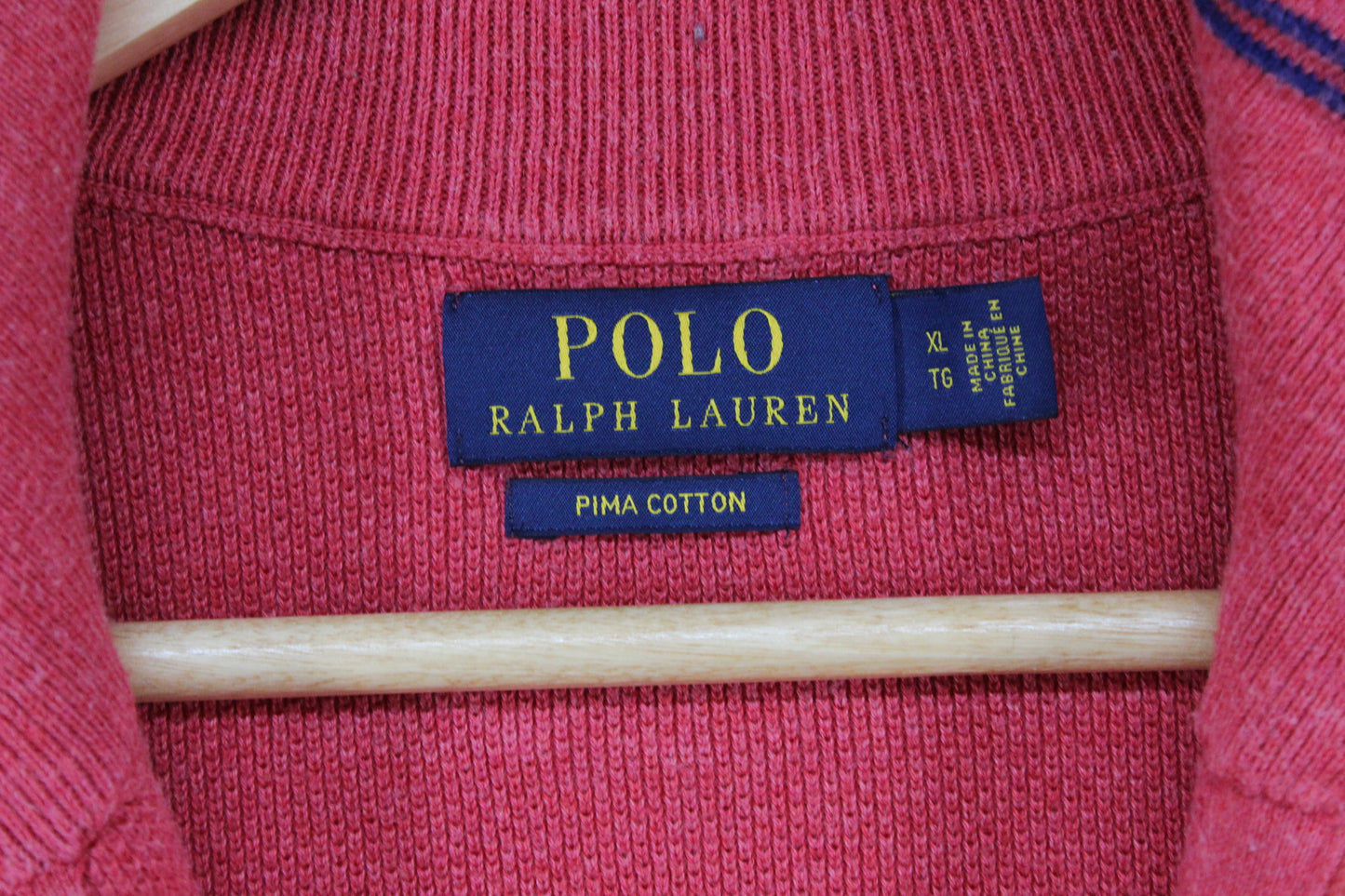Mens 1/4 Zip Jumper Classic Pima Cotton