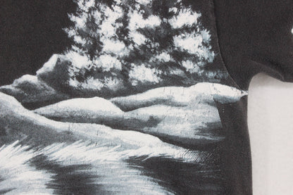 Mens All Over Print T-Shirt Usa Made Wolf Graphic