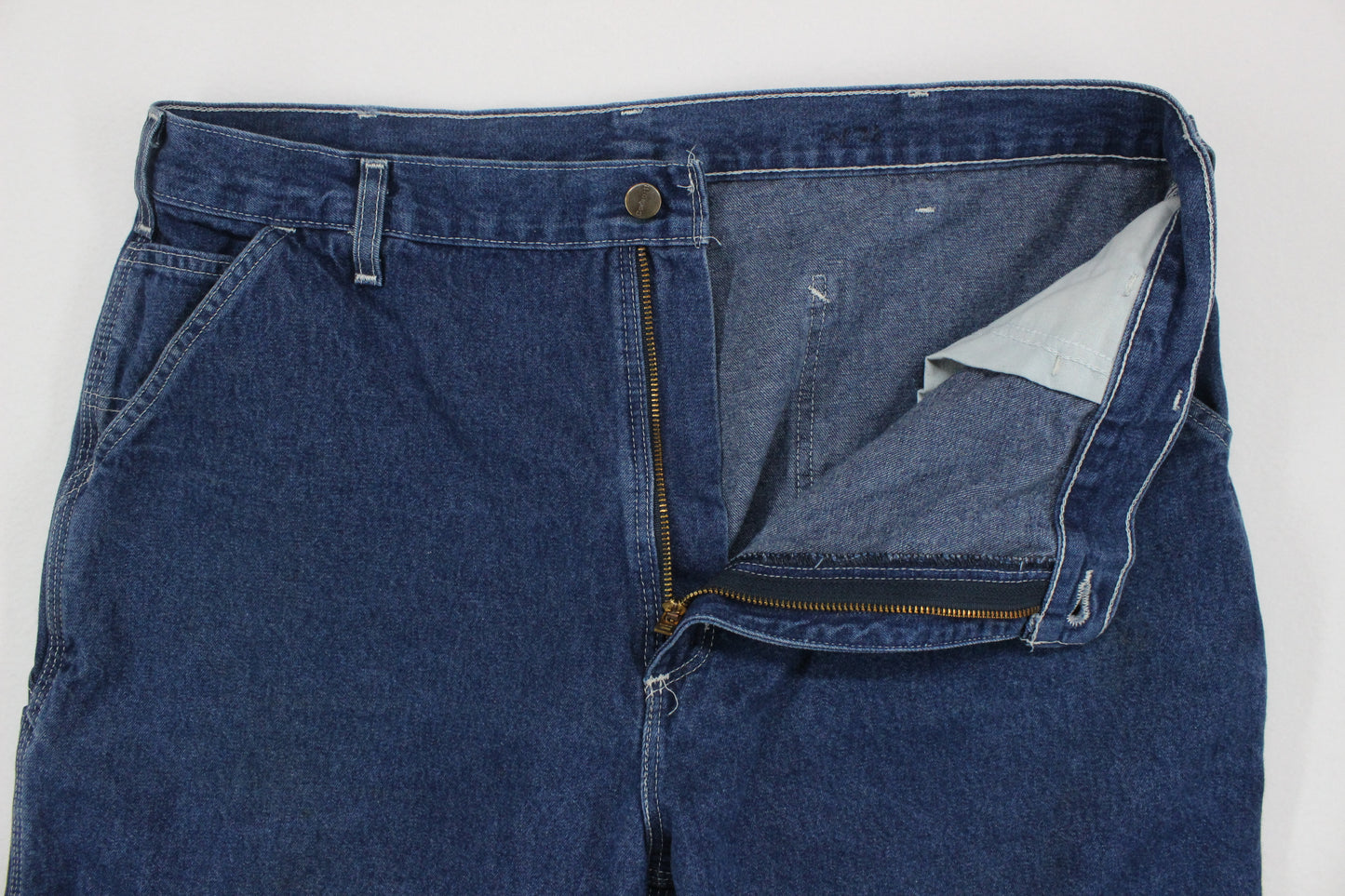 Mens Denim Shorts Workwear Durable Outdoor