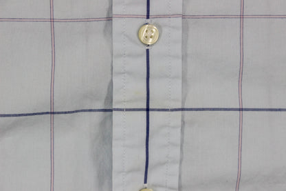 Mens Plaid Shirt Long Sleeve Button Up