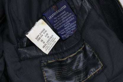Mens Leather Jacket Full Zip