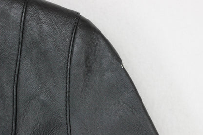 Womens Leather Jacket Blazer Coat Formal