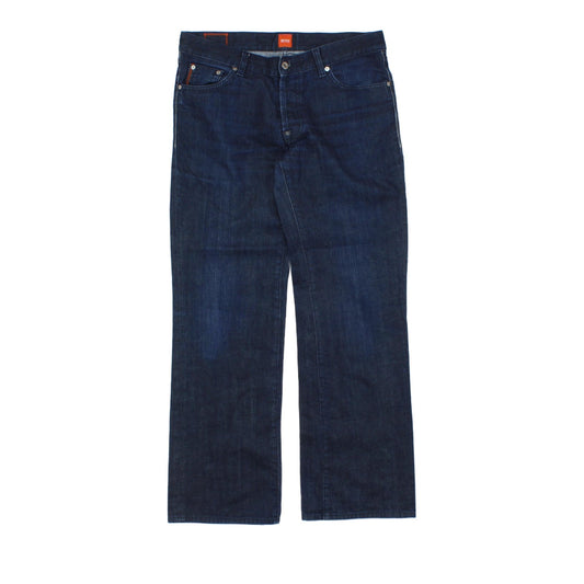 Mens Jeans Denim Button Fly Regular Leg Cotton