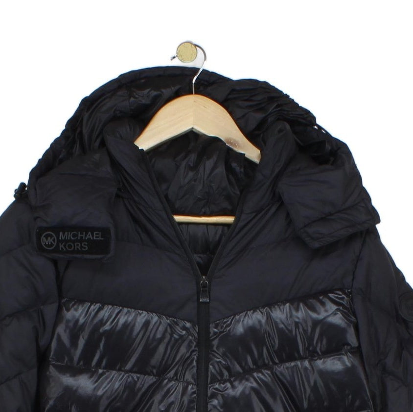 Womens Puffer Jacket Down Hooded Full Zip Quilted