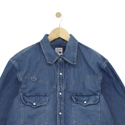 Mens Denim Shirt Snap