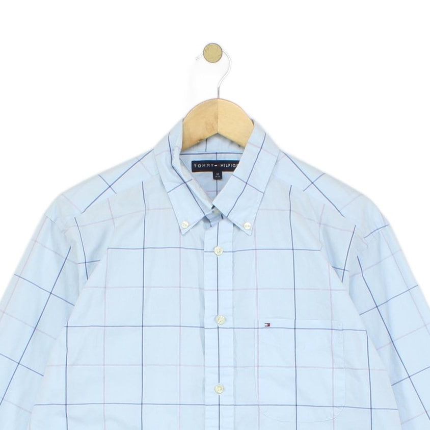 Mens Plaid Shirt Long Sleeve Button Up