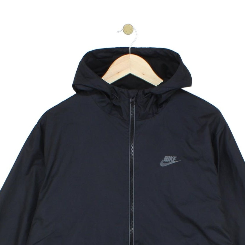 Mens Track Jacket Hooded Full Zip Outerwear