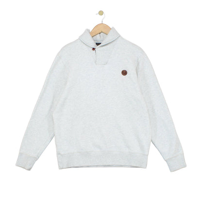 Mens Cowl Neck Jumper Pullover Collar Classic