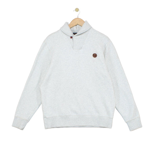 Mens Cowl Neck Jumper Pullover Collar Classic