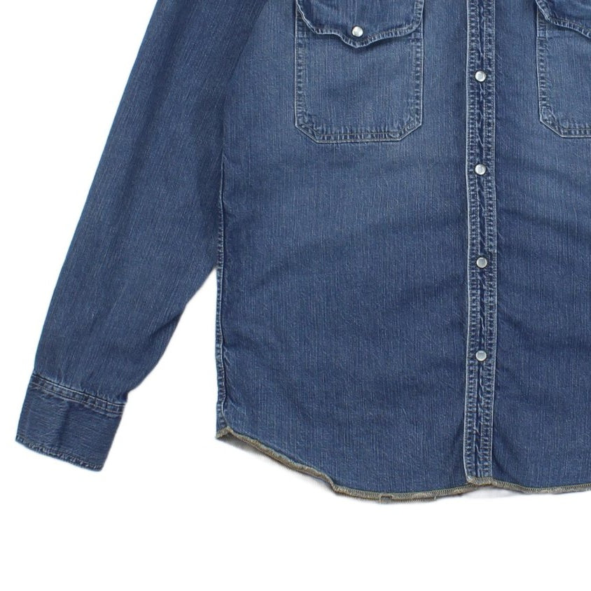 Mens Denim Shirt Snap
