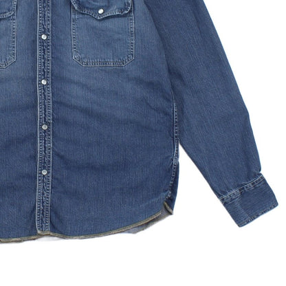 Mens Denim Shirt Snap