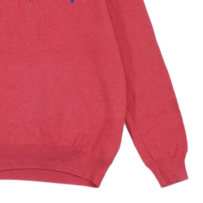 Mens 1/4 Zip Jumper Classic Pima Cotton