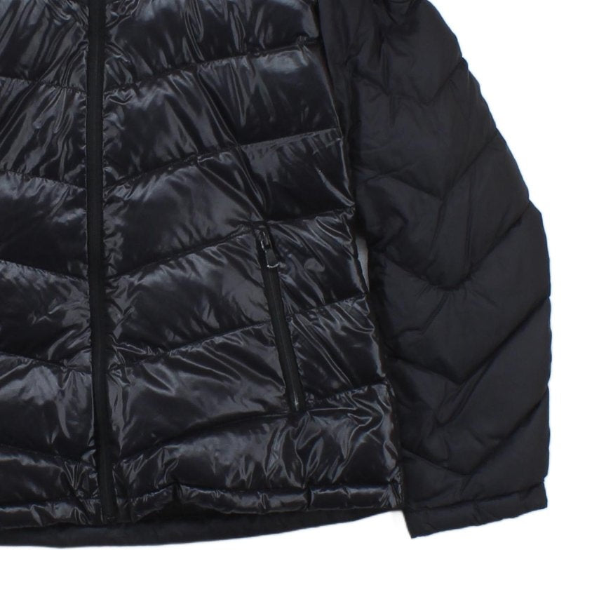 Womens Puffer Jacket Down Hooded Full Zip Quilted