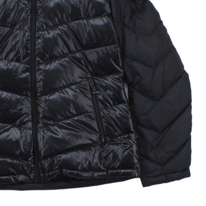 Womens Puffer Jacket Down Hooded Full Zip Quilted