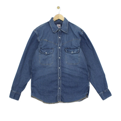 Mens Denim Shirt Snap