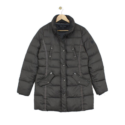 Womens Quilted Jacket Down Full Zip