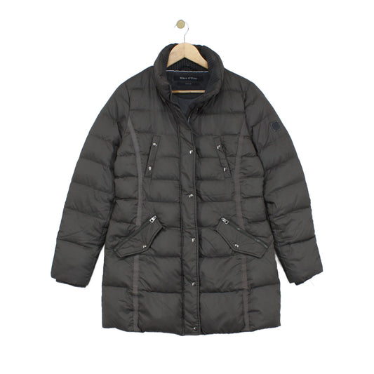 Womens Quilted Jacket Down Full Zip