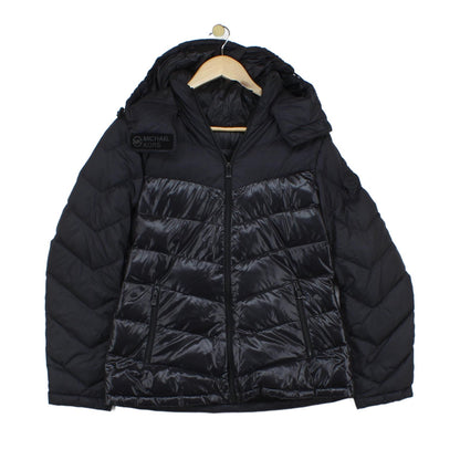 Womens Puffer Jacket Down Hooded Full Zip Quilted
