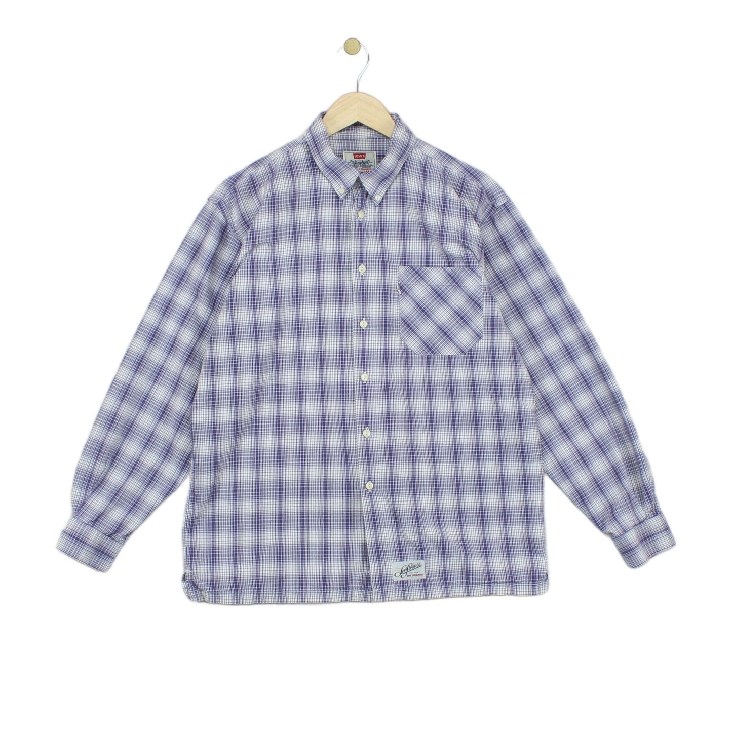Mens Plaid Shirt Made In Portugal  Long Sleeve