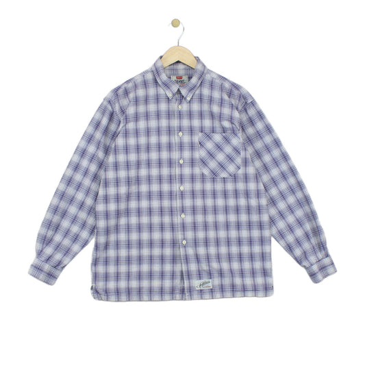 Mens Plaid Shirt Made In Portugal  Long Sleeve