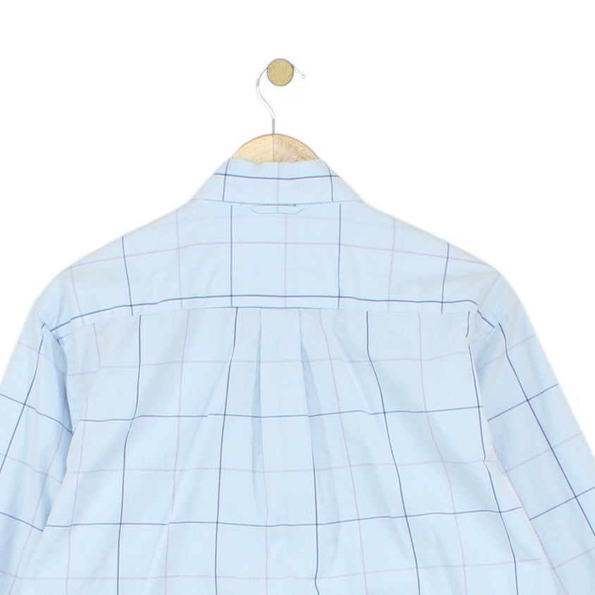 Mens Plaid Shirt Long Sleeve Button Up
